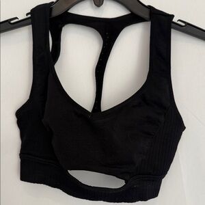 Free People Midnight Black Sports Bra